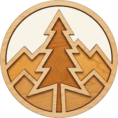 Laser Cut Wood Art Studio